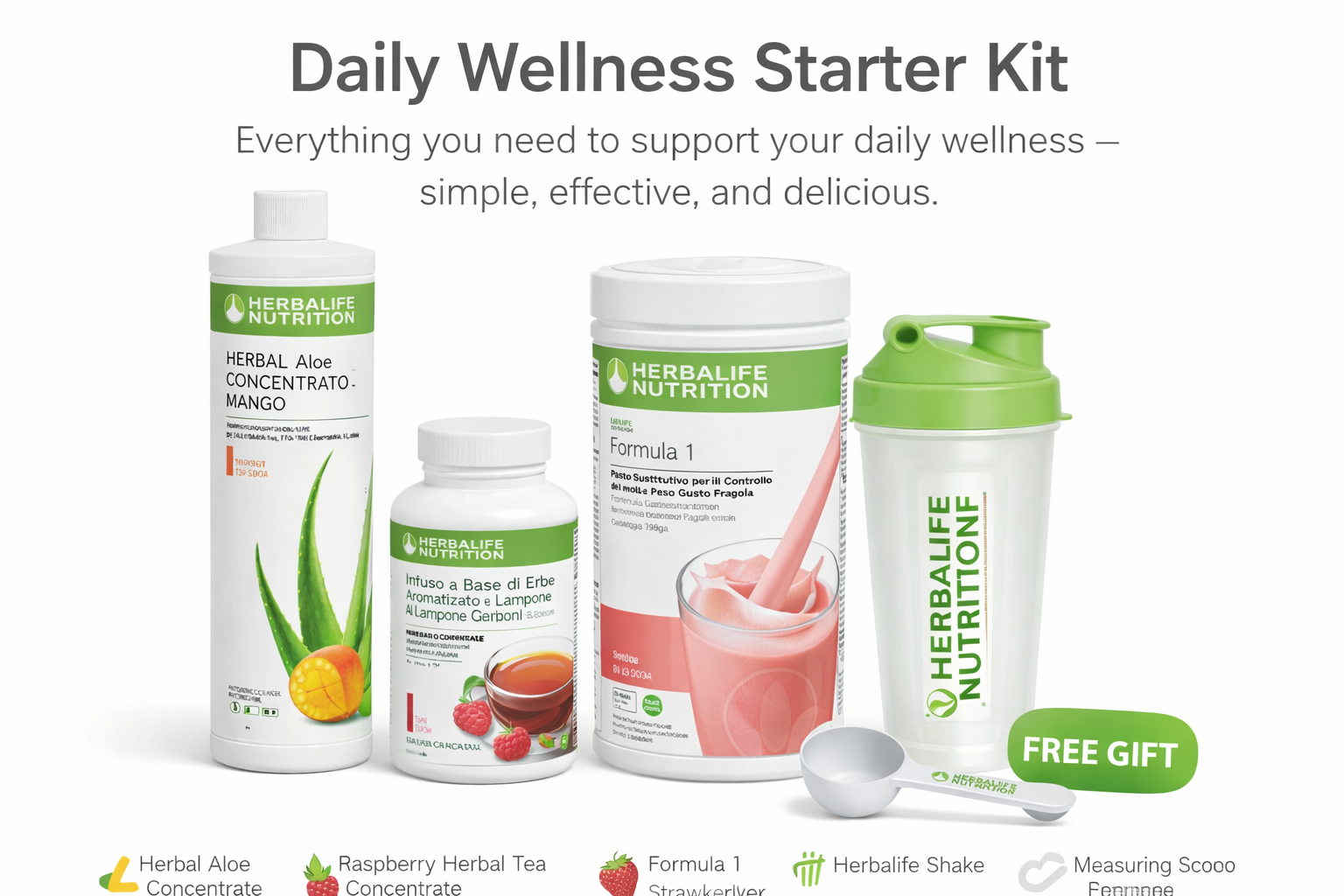 Daily Wellness Starter Kit – Herbalife Nutrition Bundle